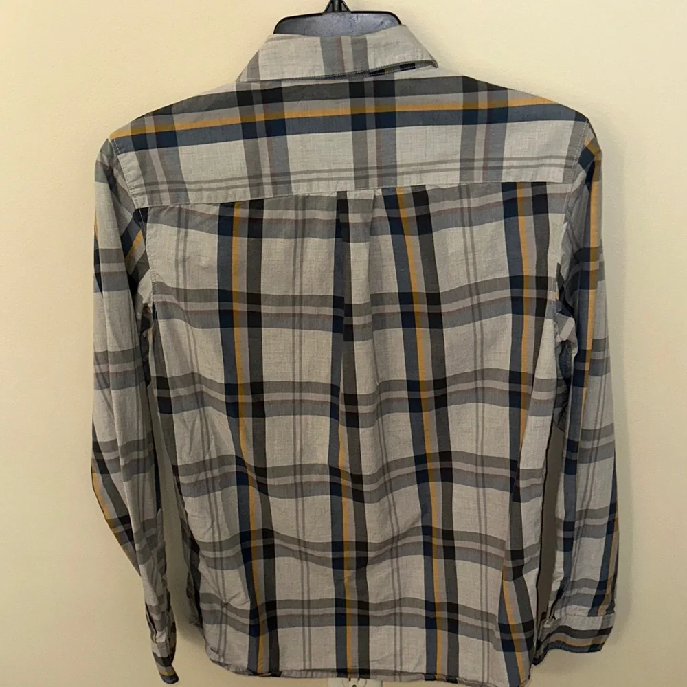 The North Face Plaid Button Down Shirt Small Hiking Outdoor Casual - Picture 8 of 8
